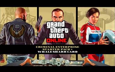 Grand Theft Auto V: Premium Online Edition & Whale Shark Card Bundle cover