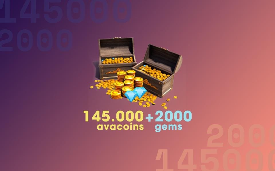 145.000 Avacoins + 2000 Gemas cover