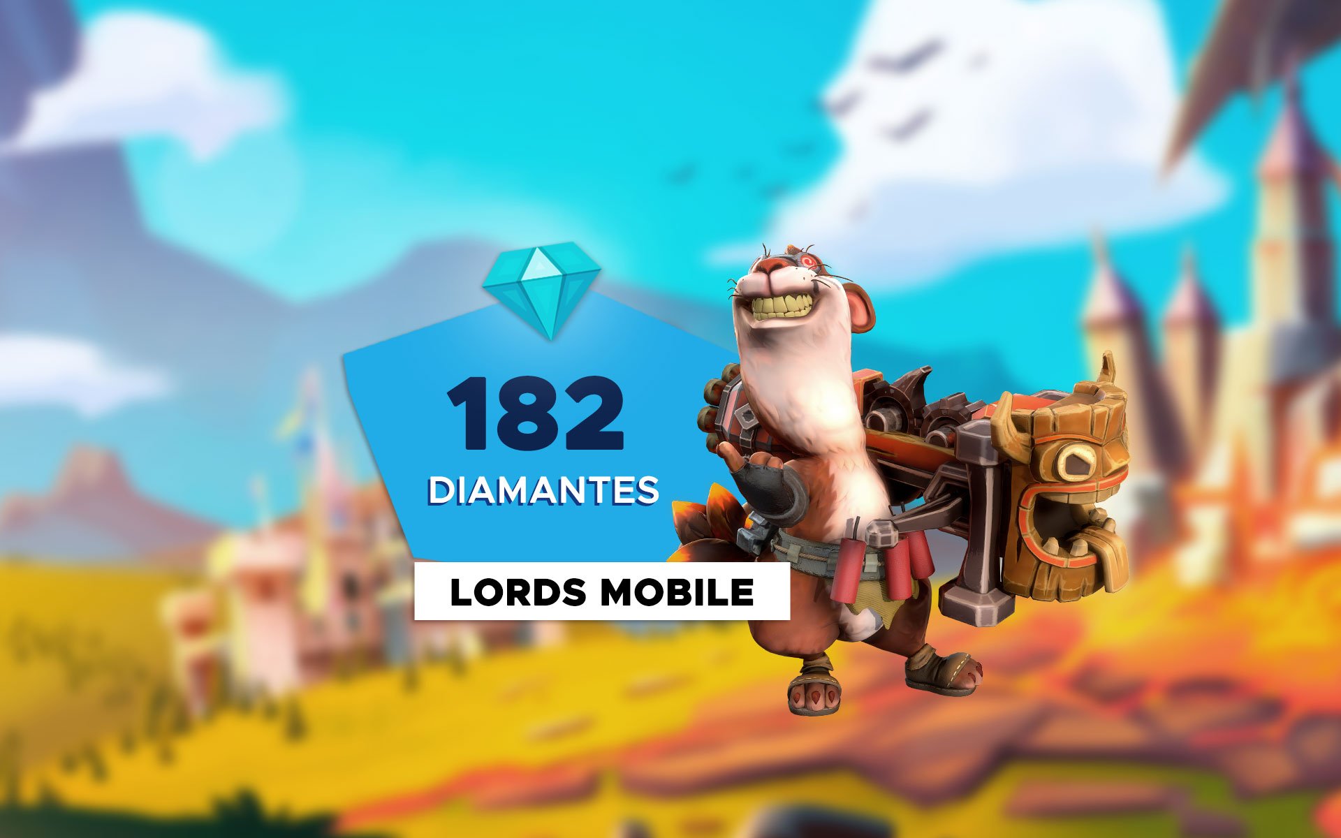 Lords Mobile - 182 Diamantes