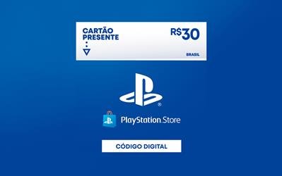 R$30 PlayStation Store - Cartão Presente Digital [Exclusivo Brasil]