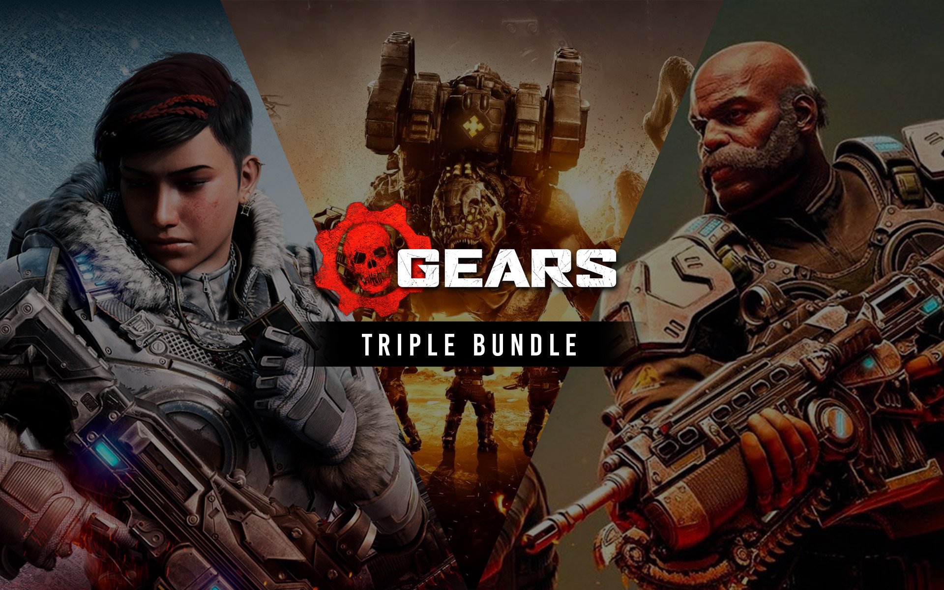 Gears Coleção Tripla - Xbox Series X, S, Xbox One, Windows 10