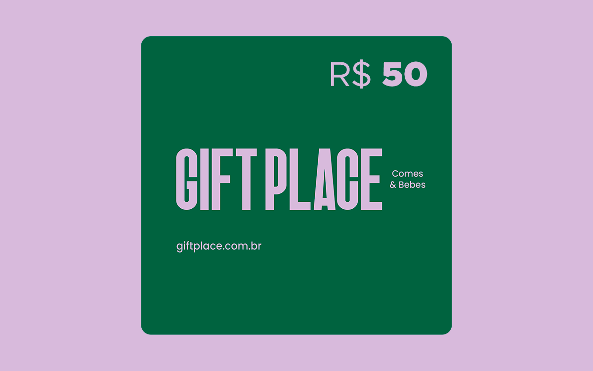R$50 Gift Card GiftPlace: Comes e Bebes
