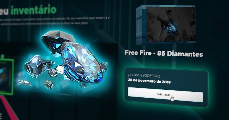 Resgatar gift card free fire