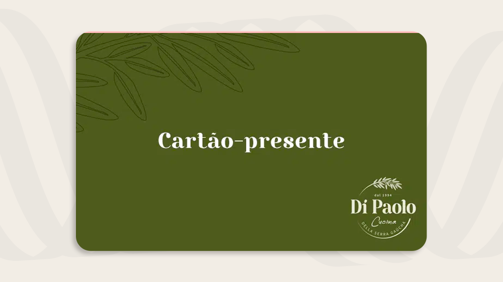 R$100 - Gift Card Di Paolo