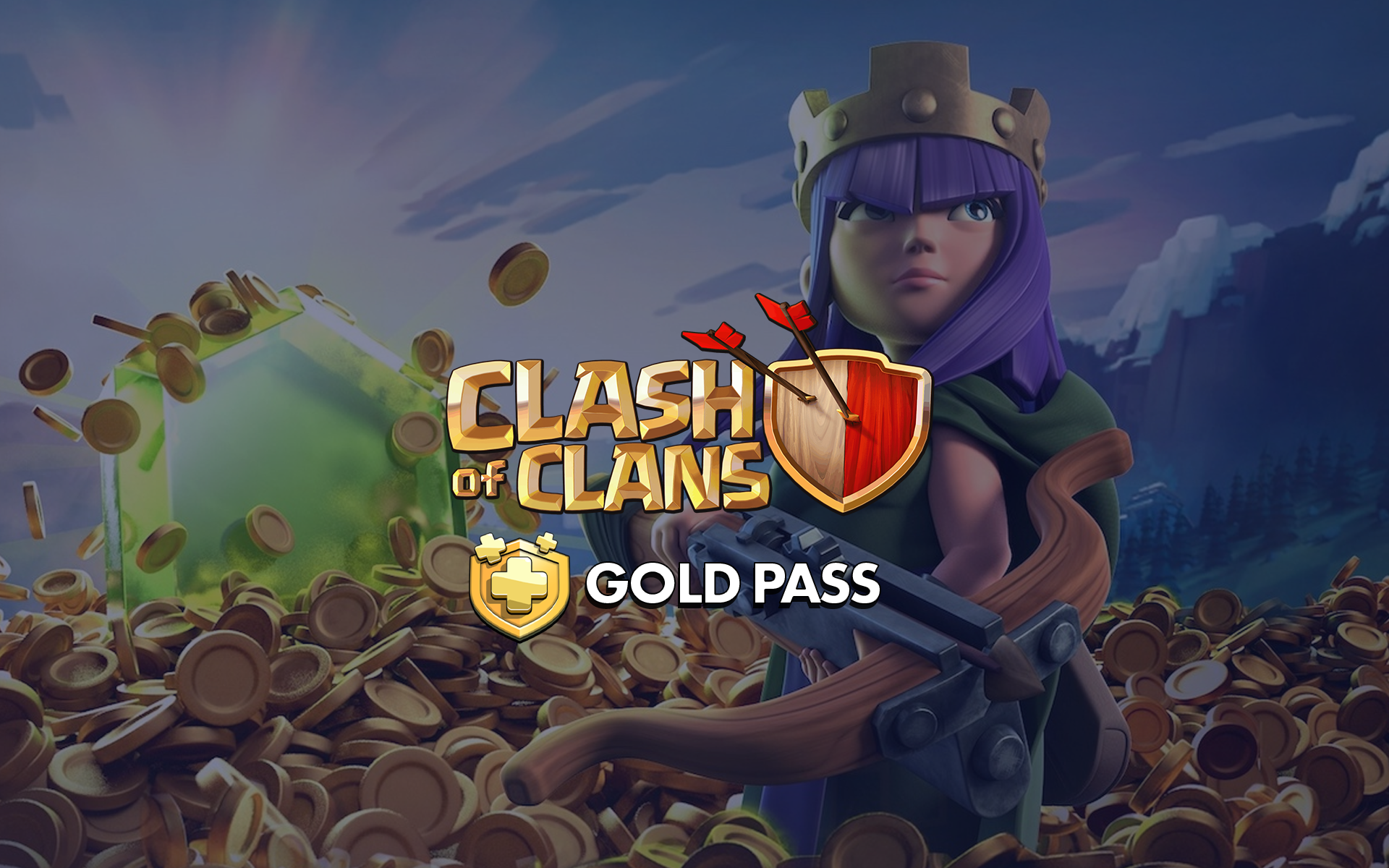 Clash of Clans - Gold Pass [Exclusivo Brasil] | Hype Games