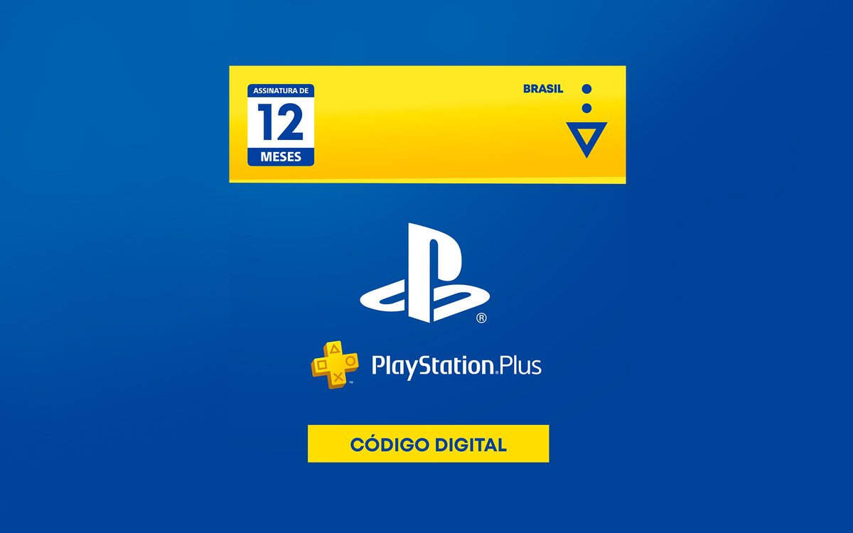 PlayStation Plus: 12 Meses de Assinatura - Digital [Exclusivo Brasil] cover