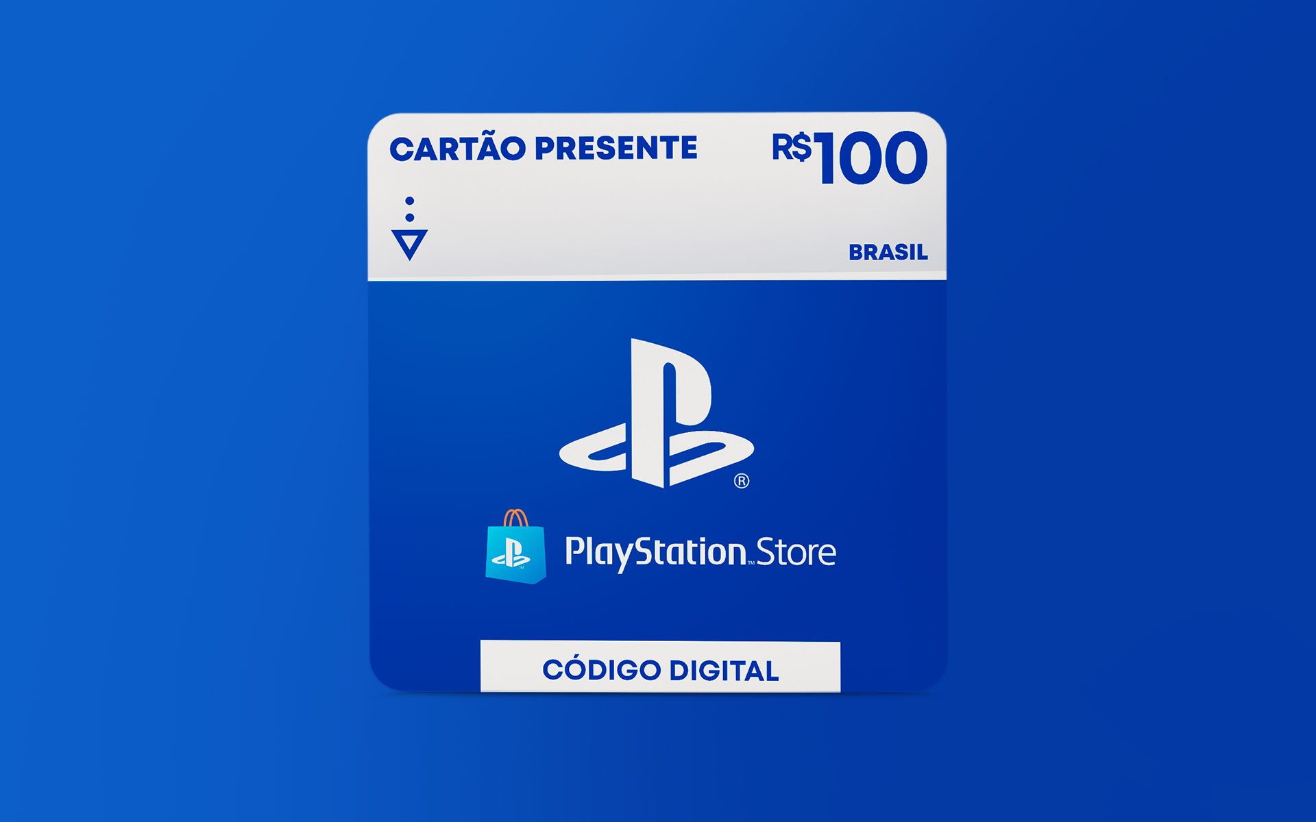 R$100 PlayStation Store - Cartão Presente Digital [Exclusivo Brasil]