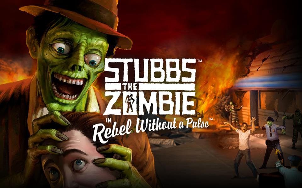 Stubbs the Zombie in Rebel Without a Pulse cover