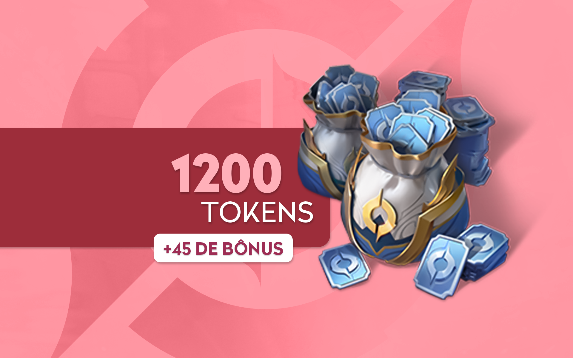 Honor of Kings - 1200 Tokens + 45 de Bônus por R$ 84.9
