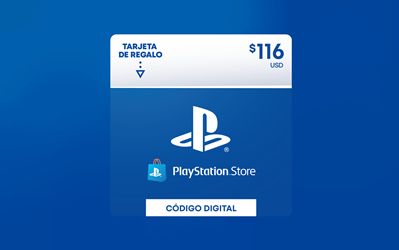 116 PlayStation Store Gift Card Mexico Hype Games