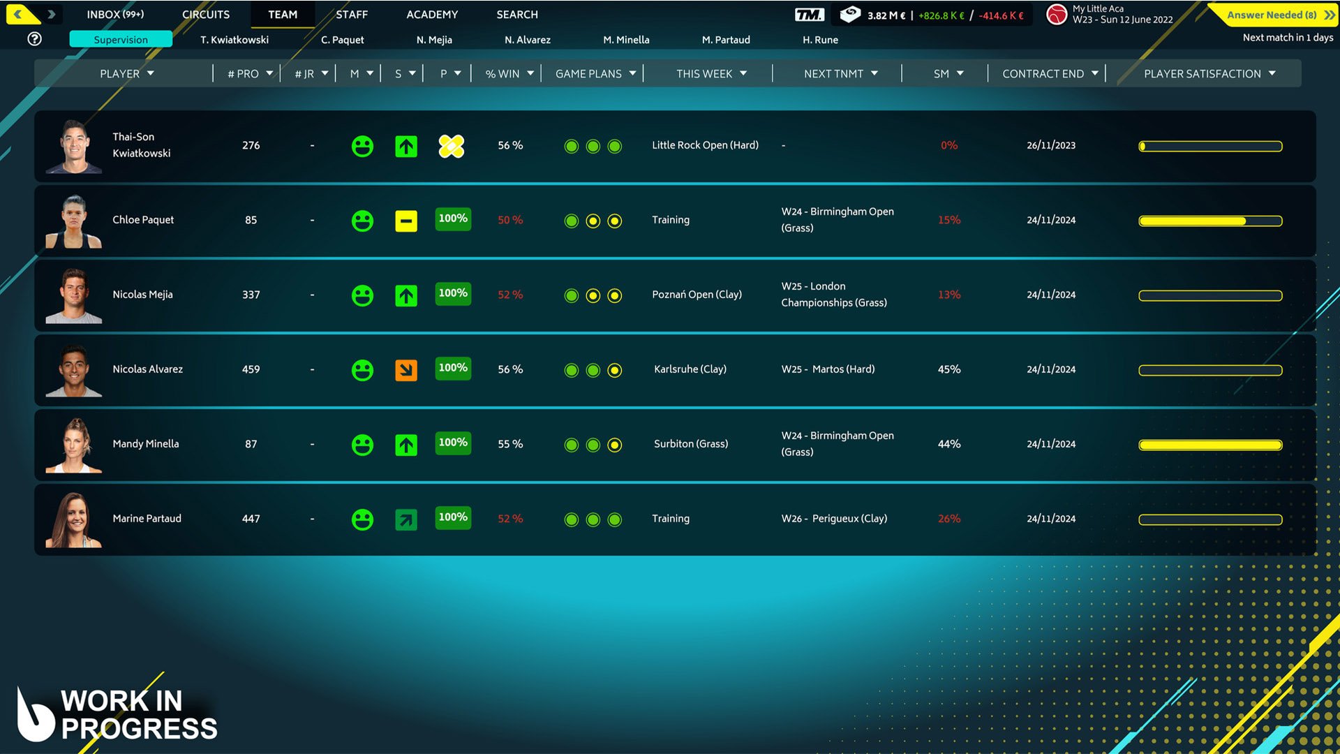 Tennis Manager 2022