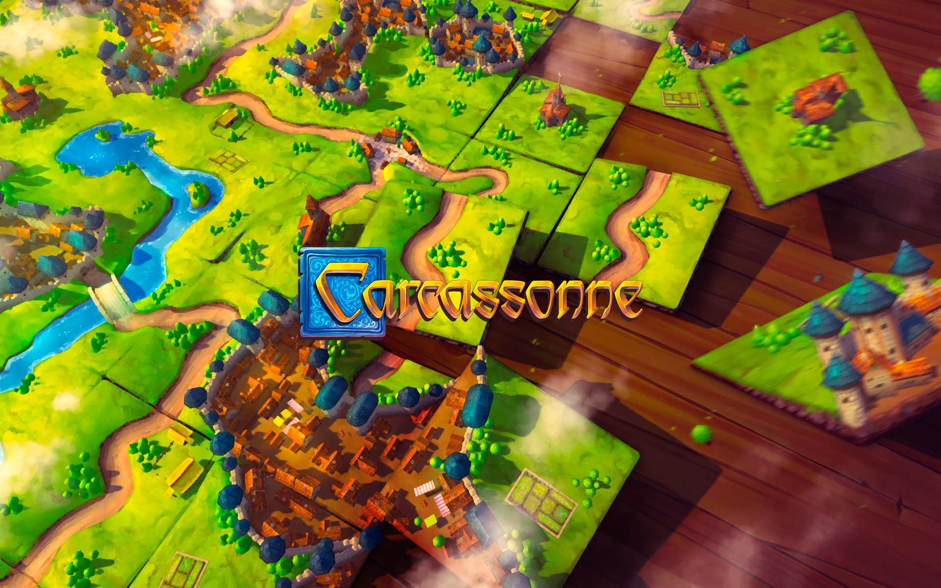 Взломанная игра настольная игра. Carcassonne игра. Carcassonne - Tiles & Tactics. Carcassonne Board game. Каркассон игра 2014.