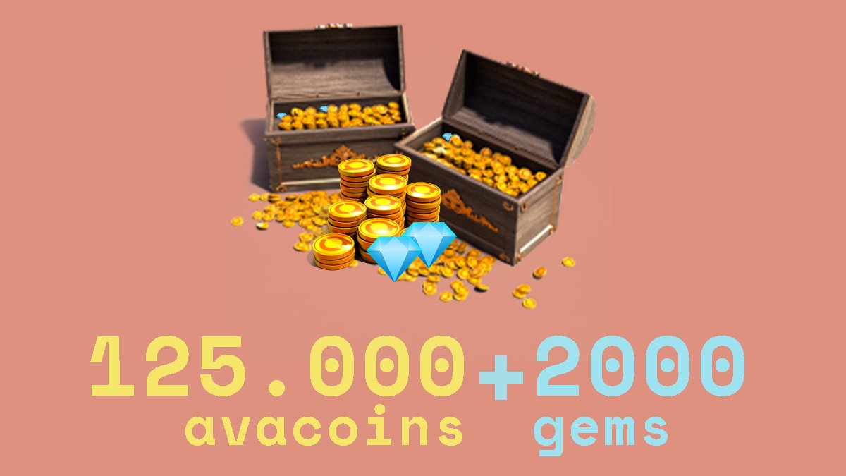 145.000 Avacoins + 2000 Gemas