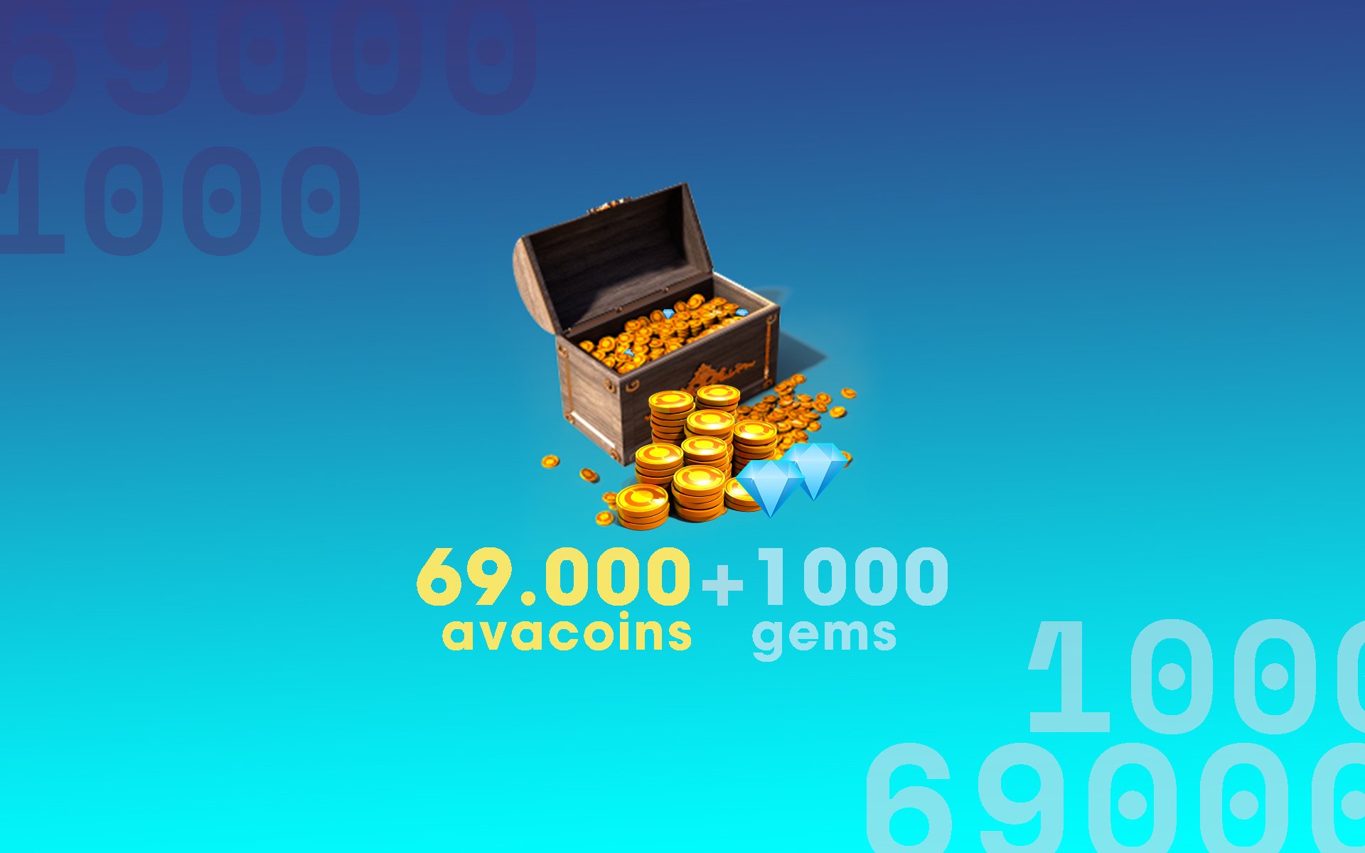 Imagem do produto 69.000 Avacoins + 1000 Gemas
