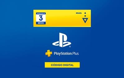 PlayStation Plus: 3 Meses de Assinatura - Digital [Exclusivo Brasil]