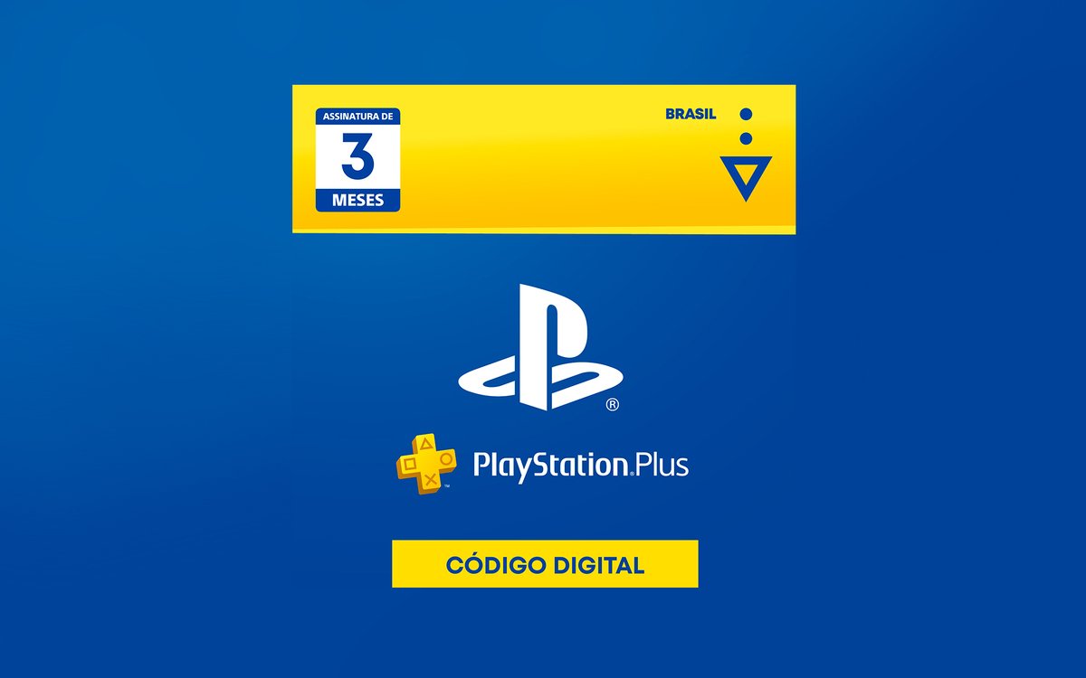 PlayStation Plus: 3 Meses de Assinatura - Digital [Exclusivo Brasil] cover