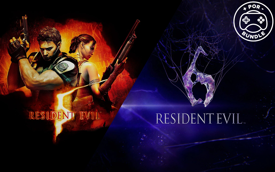 Resident Evil 5 + Resident Evil 6 cover