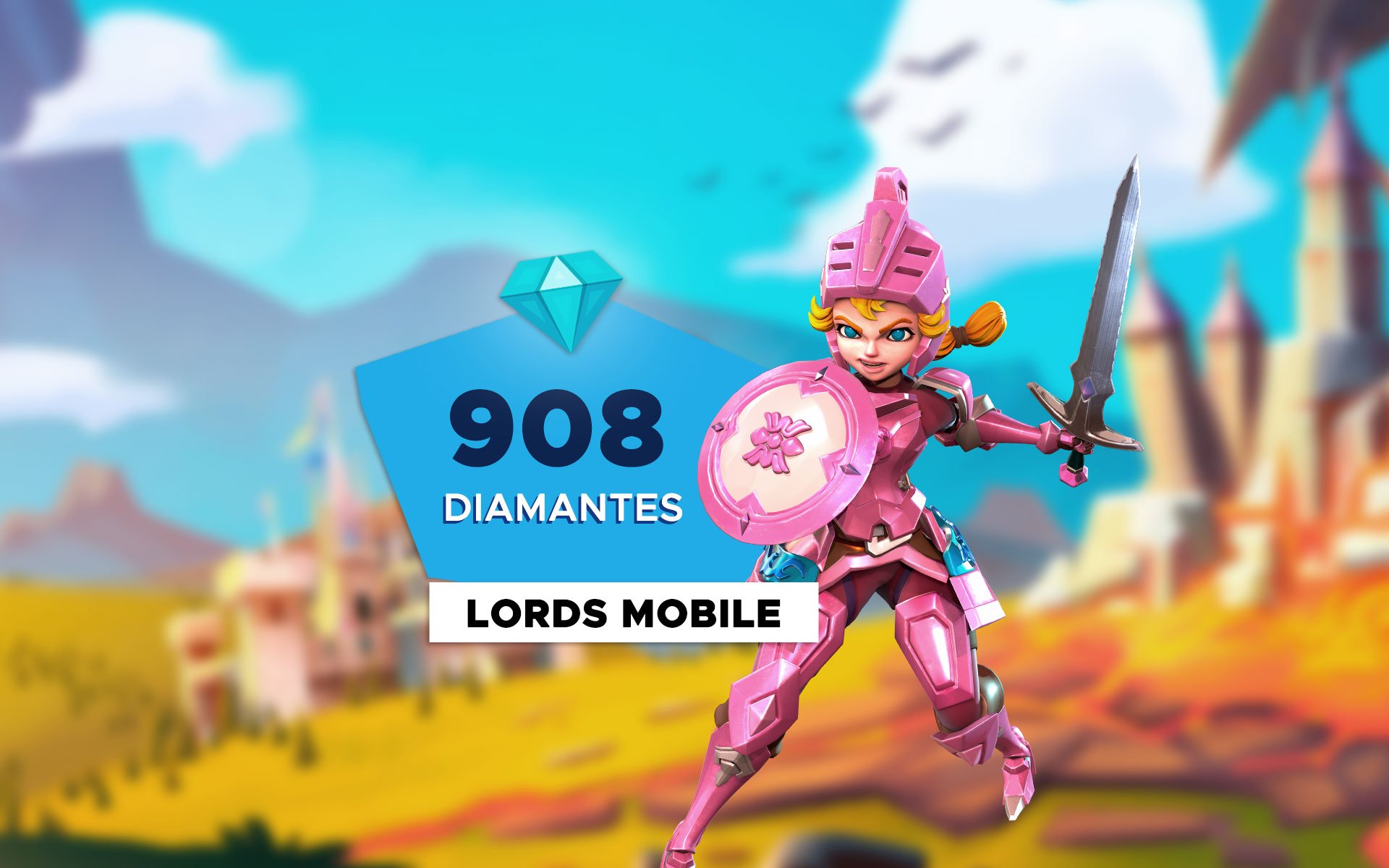 Lords Mobile - 908 Diamantes