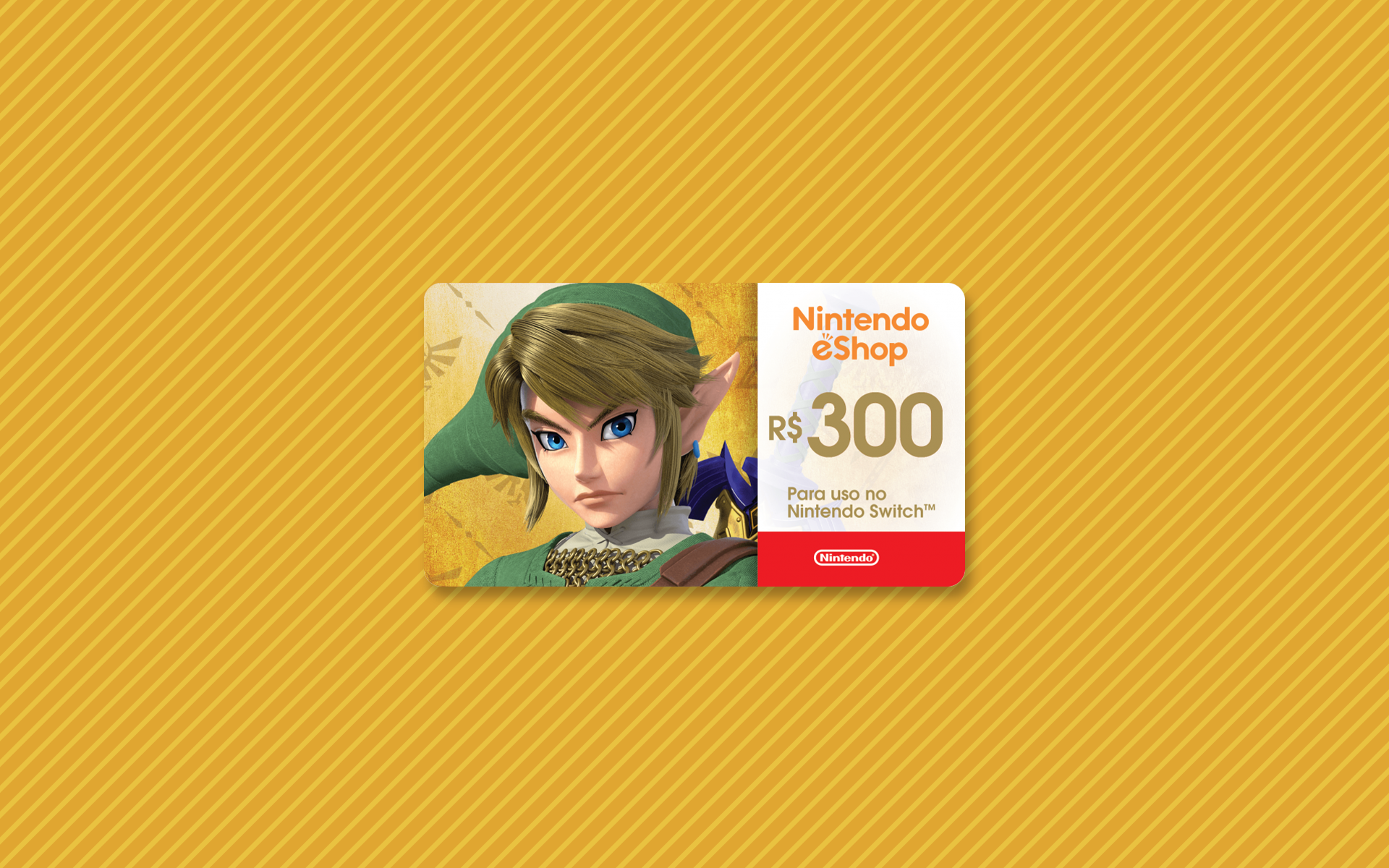 R$300 Nintendo eShop - Cartão Presente