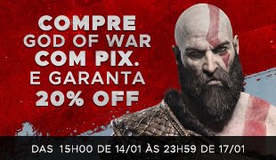 God of War com 20% OFF no PIX!