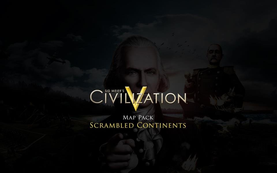 Sid Meier's Civilization V Map Pack: Scrambled Continents (DLC) cover