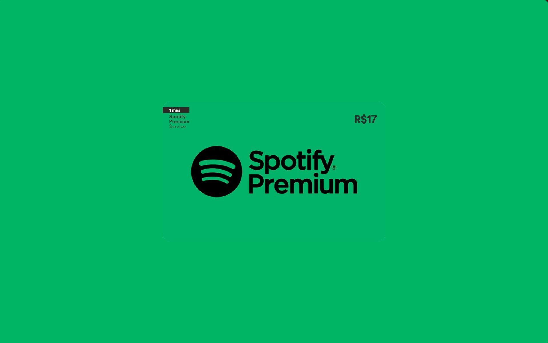 1 Mês Spotify por R$ 21.9