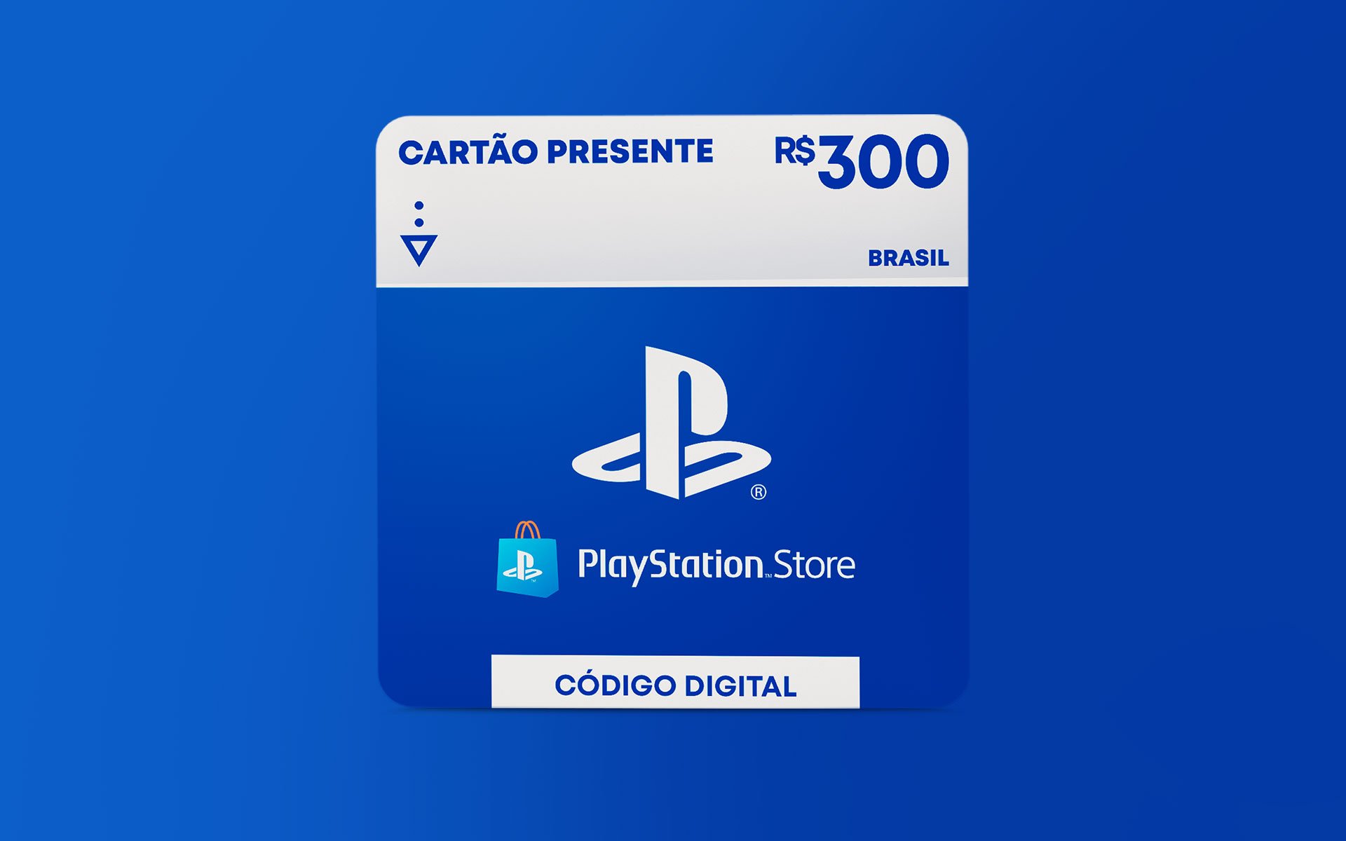 R$300 PlayStation Store - Cartão Presente Digital [Exclusivo Brasil] cover