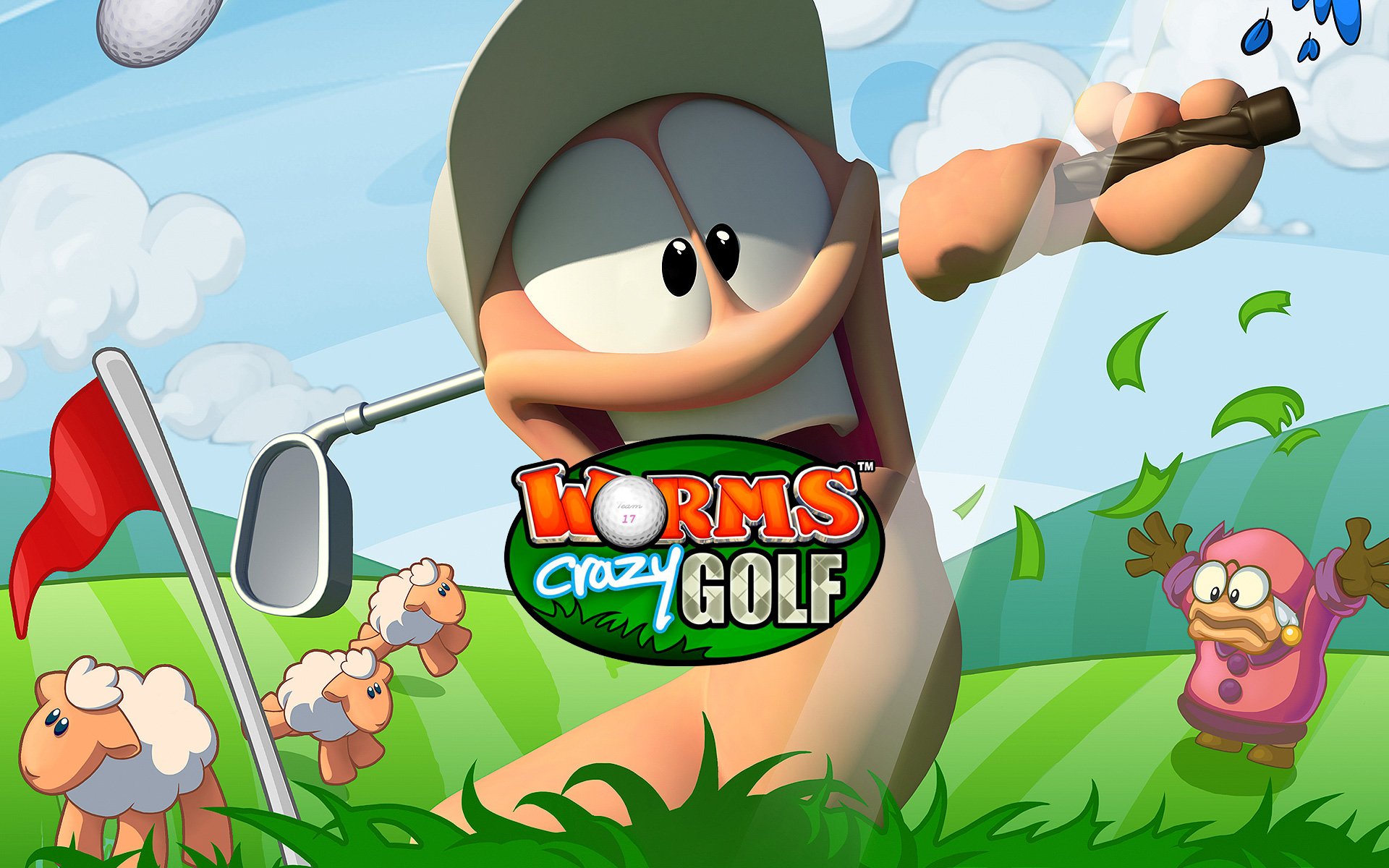 worms crazy golf