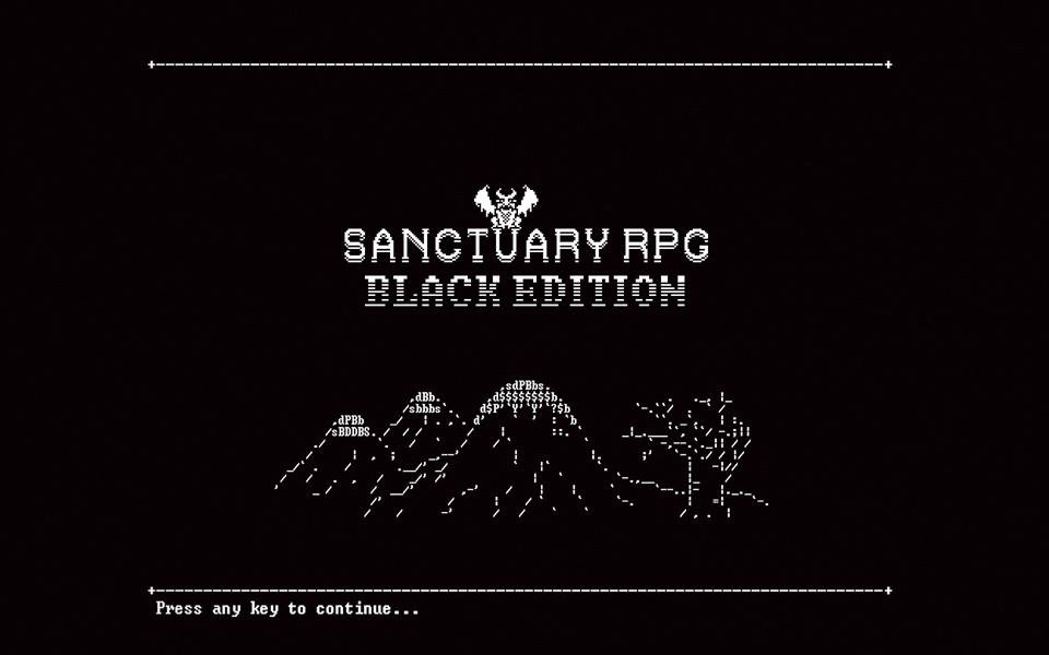 SanctuaryRPG: Black Edition cover