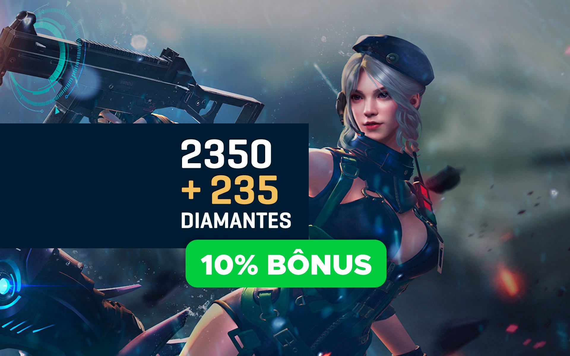 Free Fire: evento de recarga dá bônus de até 100% em diamantes