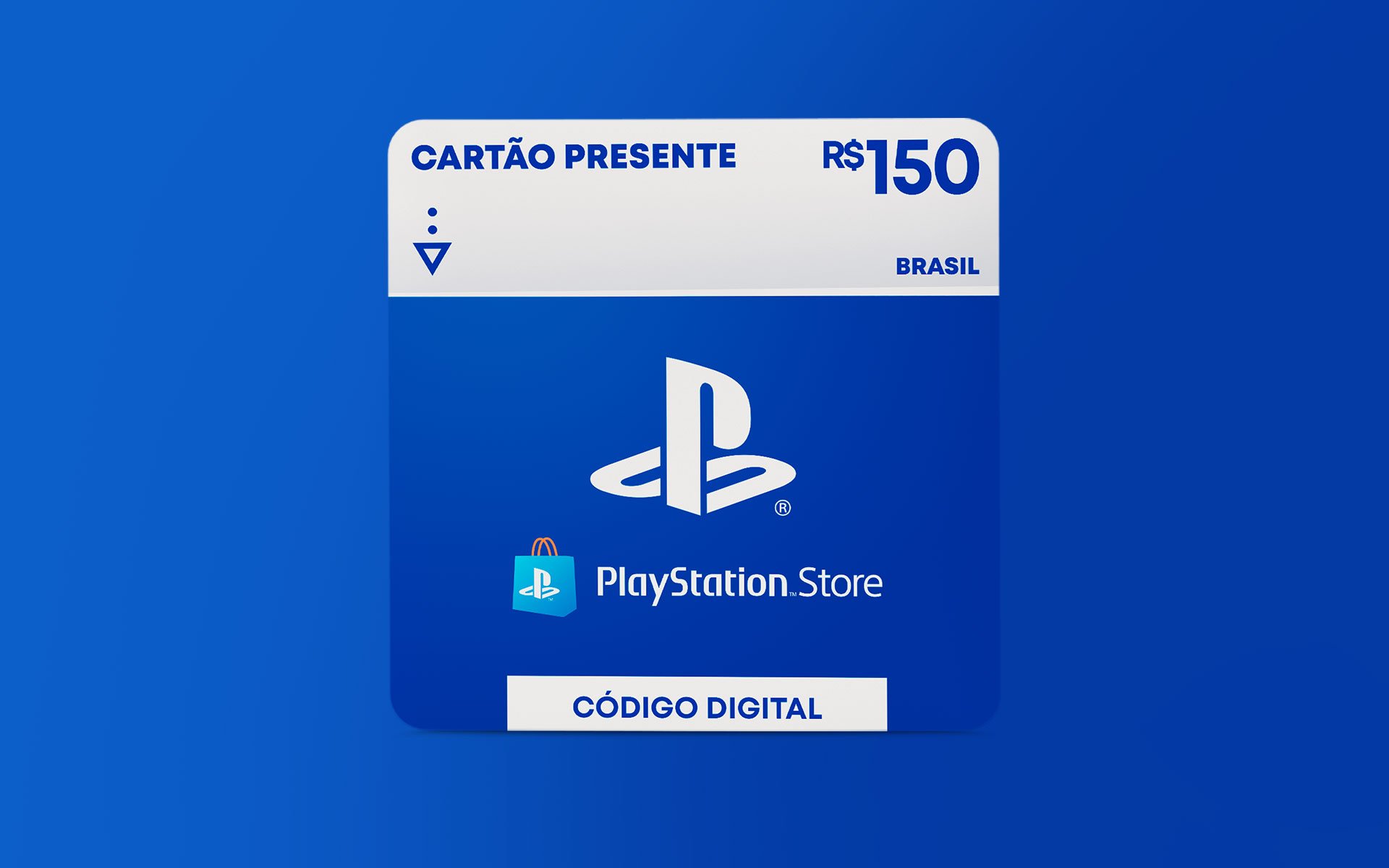 R$150 PlayStation Store - Cartão Presente Digital [Exclusivo Brasil]