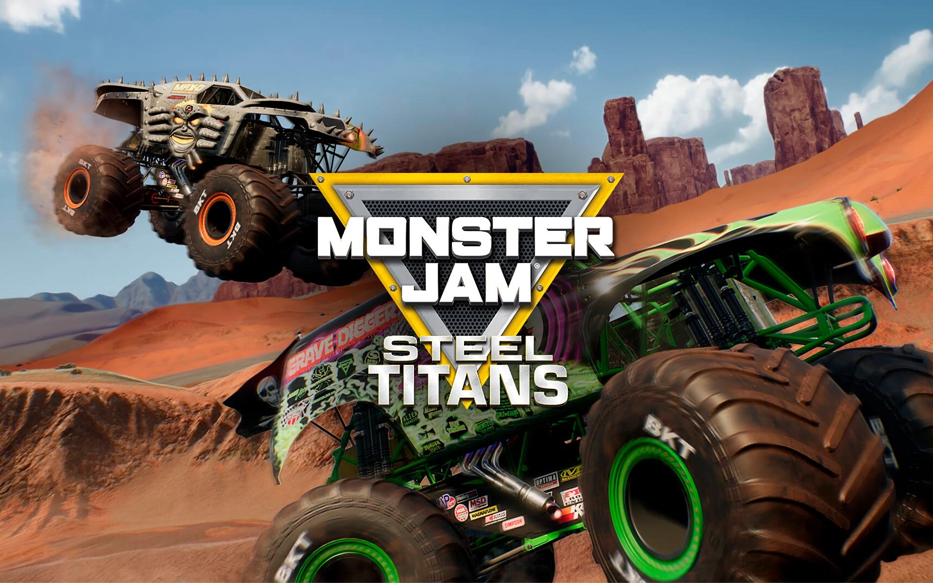 NOVO JOGO DE CORRIDA de MONSTER TRUCK! - Monster Jam Steel Titans