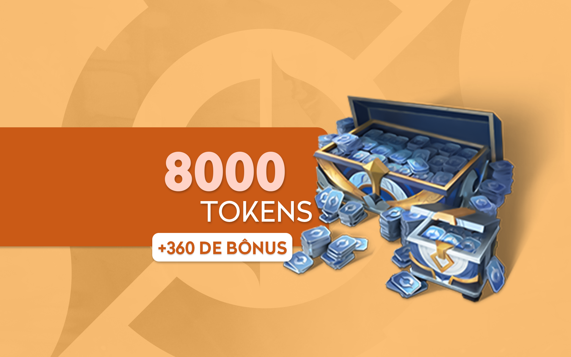 Honor of Kings - 8000 Tokens + 360 de Bônus por R$ 549.9