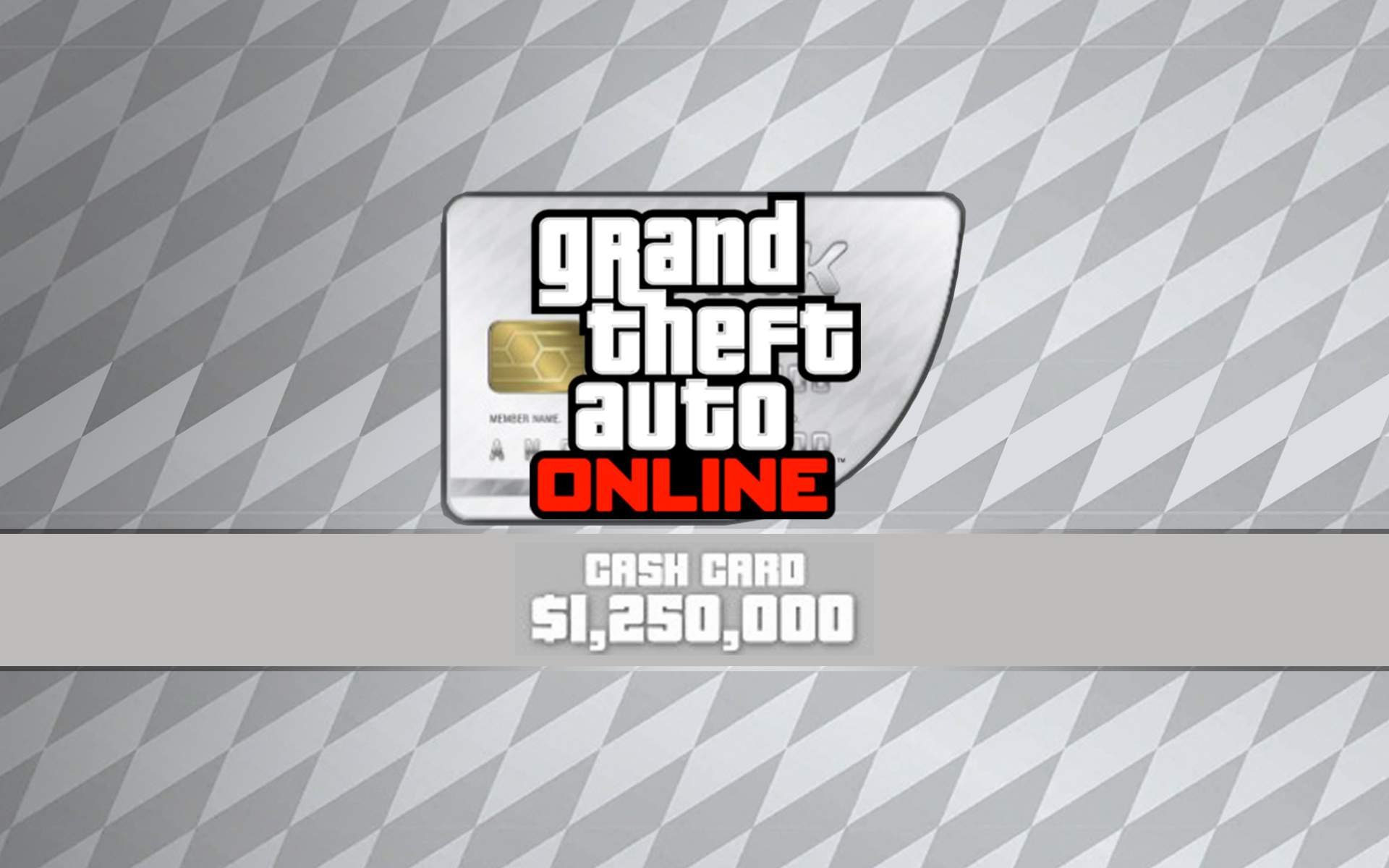 Grand Theft Auto Online Great White Shark Cash Card