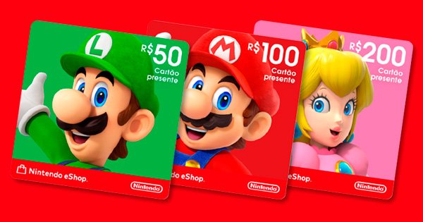 O que é Cartão Presente Nintendo