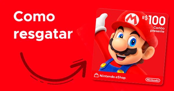 Como resgatar o código do Cartão Presente Nintendo